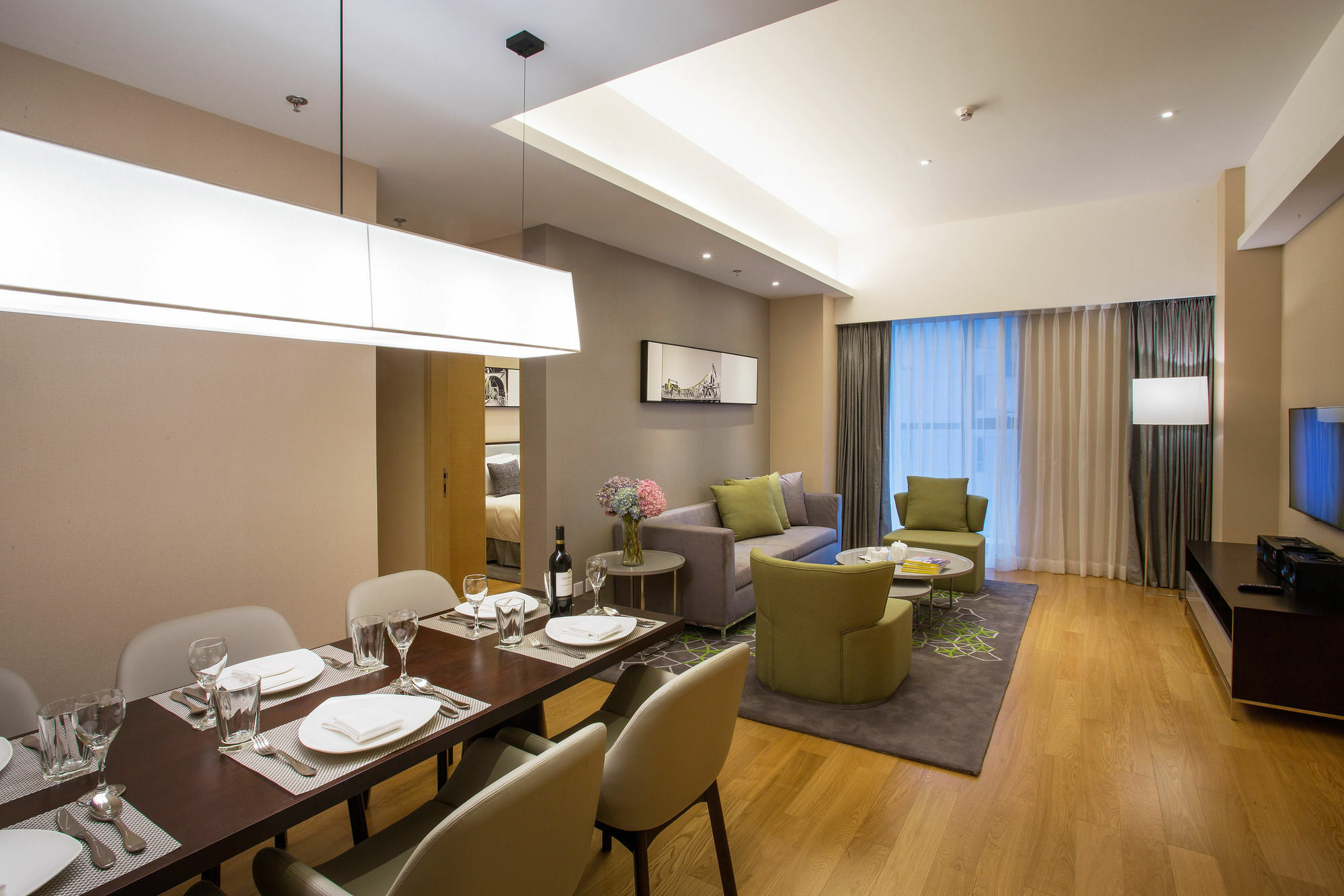 Cm Service Apartment Tientsin Dış mekan fotoğraf